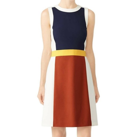 Tory Burch Dresses & Skirts - Tory Burch Mya Dress Colorblock Sleeveless Pockets